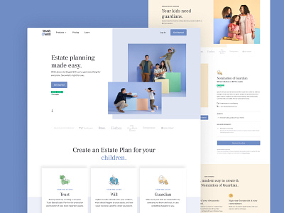 Trustandwill.com estate plan estate planning redesign website