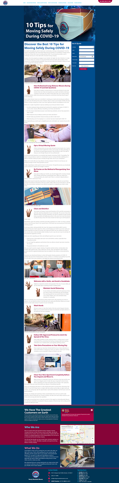 rockymountainmoversco com branding denver design elementor elementor pro elementor pro illustration movers moving webdesign