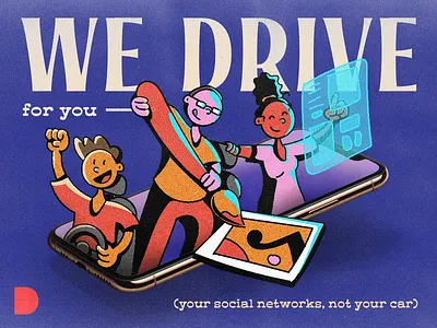 WE DRIVE FOR YOU color colorful design draw drawing graphicdesign illustration illustrations illustrator ilustración ilustração social media social media design social network