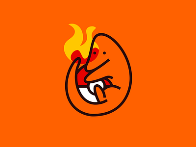 Charmander Wallpaper character character design characters charmander drawing fire illustration line pokeball pokemon vector wallpaper