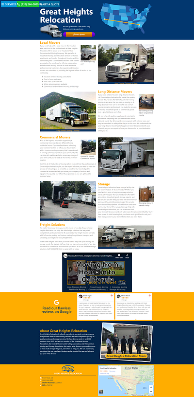 Texas Movers greatheightsrelocation com austin branding corpus christi dallas design elementor elementor pro elementor pro houston logo movers moving san antonio texas ui ux