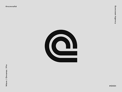 Insurance Company Logo bold branding california dark design driving insurance insurance company insurance logo location app location pin logo onramp thick lines vector wave