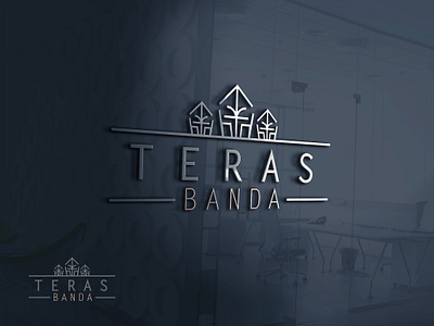 Teras Banda Logo adobe illustrator branding desain fnb illustration illustrator indonesian japan kanji logo logodesign restaurant