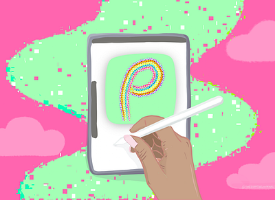 Logo illustration redesign for Procreate (Savage Interactive) getcreativewithprocreate