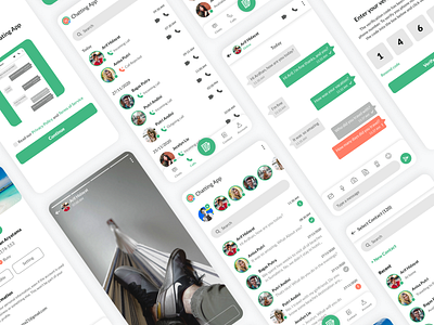 Chatting App - Mobile App app design design app ui ui design ui inspiration ux