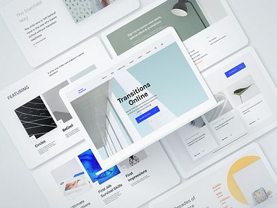 James Stanfield Service Landing Page branding design landing page ui ux web website