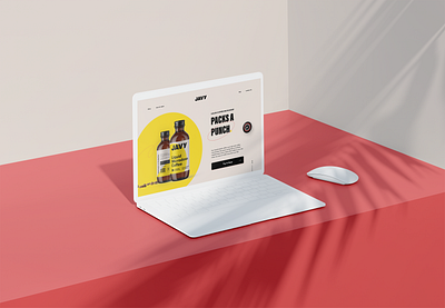 Javy Coffe Landing Page branding design graphic design illustration landing page typography ui ux web website