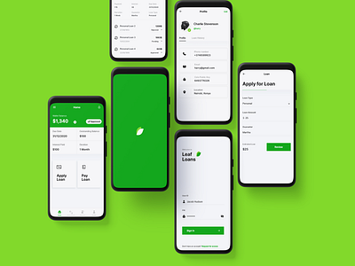 Loan App app branding design illustration ui ux