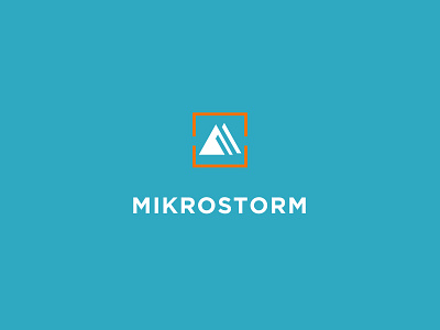 Mikrostorm Logo creative idea creative logo minimalist logo