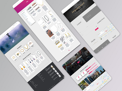 Jowellery business website design by WordPress and elementor business website dive ecommerce design elementor front end development profession website design web development website design website ui woocommerce website wordpress design