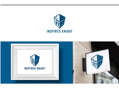 Inspired Knight design flat graphic design illustration illustrator logo minimal vector web