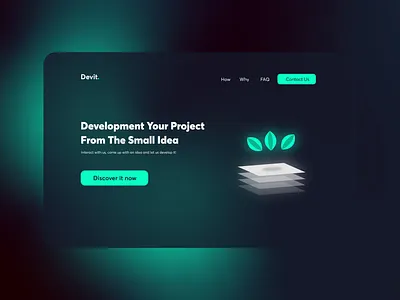 Devit. design graphic design illustration logo minimal simple ui ux web