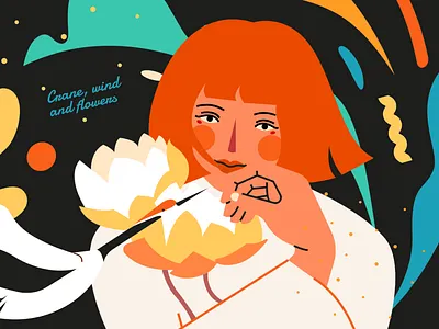 小园素作品 | 鼠标垫插画设计 design flat graphic design illustration vector