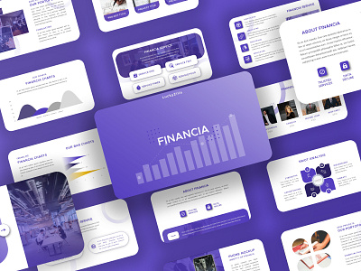 Financia Presentation Template budgeting business corporate finance finance app finances financial financial advisor financial dashboard marketing money management multipurpose powerpoint presentation presentation design presentation template