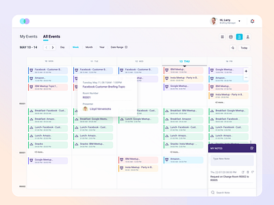 Event Management App Concept- Updated app design assign calendar chart clean dashboard design designworkshop event event management minimal pastel color planner schedule ui ui design ui ux webapp white