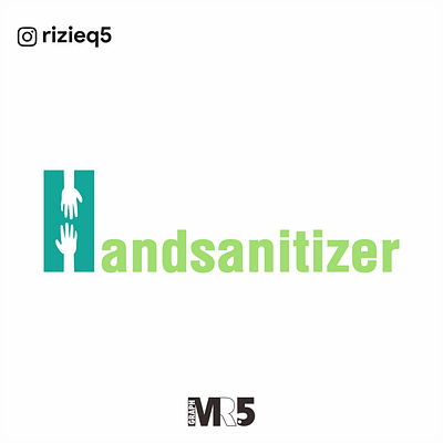 Handsinitizer Logo Concept branding design logo minimal