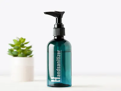 HandSanitizer Mockup Bottle branding design logo minimal packagingdesign
