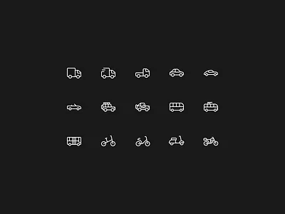 Transport Icons_01 app icon icon illustration transport icon vector