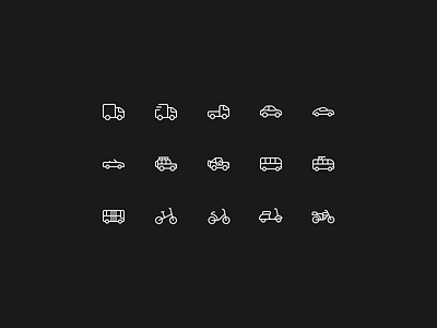 Transport Icons_01 app icon icon illustration transport icon vector