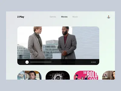 2 play movies web web design website