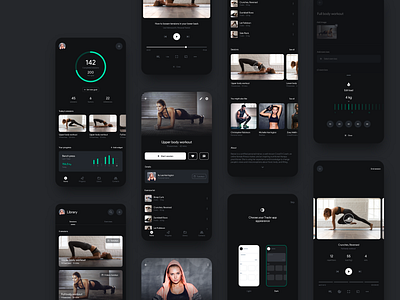 Trackr - Mobile Application app branddesign branding clean creative fitness logo marketing minimal mobileapp strategy ui ux visualidentity webdesign webdesigns website websitedesign websites wellness