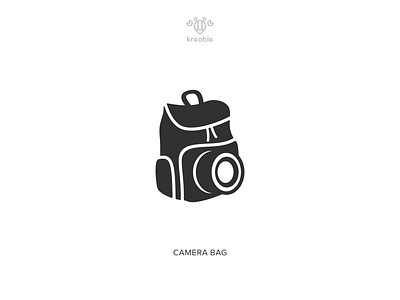 Camera Bag - Logo Design backpack bag camera cool logo minimalist modern monogram photo simple strong travel