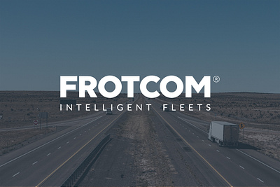 FROTCOM - INTELLIGENT FLEET MANAGEMENT brand identity branding branding design design fleet fleet management fleet management system logo logodesign logotype management photograhy typography