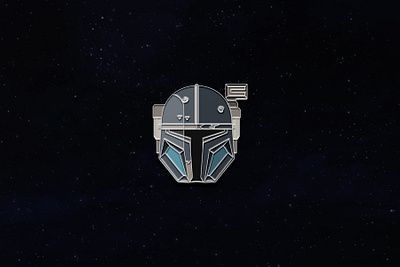 Paz Vizla Enamel Pin disney enamel pin enamel pins geometric icon iconography lines mandalorian mando paz vizla pin star wars temper tantrum the mandalorian vector