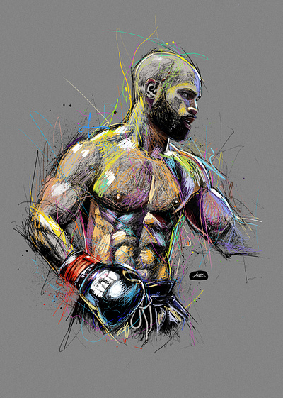 Magnum art awax awax design colorful digital painting drawing illustration illustrator photoshop portrait