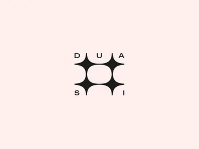DUA SI - Private Residence Branding / Logotype-Symbol Design WIP branding connection design double harmony home identity living logotype minimal modern residence space star symbol typography wordmark zen