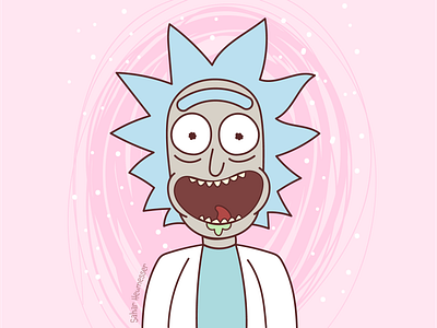 Rick Sanchez > Rick and Morty Fan Art adobe illustrator animation cartoon fanart illustration illustrator illustrator on ipad rick and morty rick sanchez