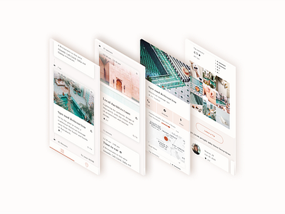 Travel city guide app of Morocco 👒 design travel app ui ui design