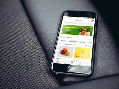 Grocery Shopping | delivery app design app branding clean design icon illustration logo typography ui ux