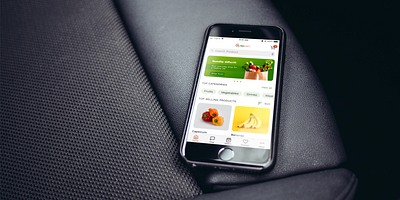 Grocery Shopping | delivery app design app branding clean design icon illustration logo typography ui ux