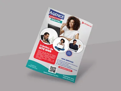 Flyer Interactive design illustration