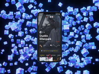 Profile analitycs animation fashion interface ios ios app news profile shop shopify shopping sicial user video