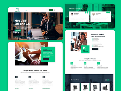 Web Homepage design ui web