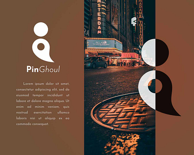 PinGhoul Logo Design branding direction excited goldenratio graphicdesigndaily guide illustration inspiration inspire inspired logoconcept logodesign logoinspire logonew logos logotype navigate night typography vector