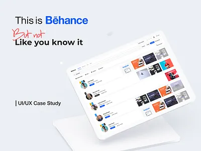 Behance Search Redesign branding case study redesign research ui uidesign uiux ux uxdesign