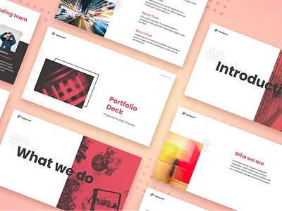 [Presentation] Pitch deck design for an advertising agency pitch deck design presentation design ui