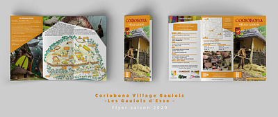 Flyer 2020 - Coriobona Village Gaulois communication design flyer flyer design gaulois