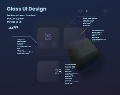 Glassmorph darkmode inspiration 2021 code design glass glassmorphism hex mobile trends ui