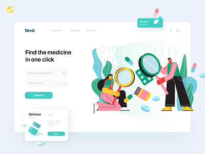 Teva UI catalog design dribbble health app homepage design medicine app medicines minimalistic online pharmaceutical pharmacy ui ui design uidesign user friendly web design website design white background