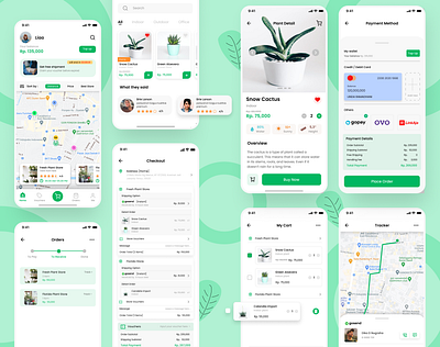 Plant Shop App app ecommerce plant shop uidesign uiux uxdesign