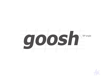 Goosh brand exploration brand brand design brand identity branding design goosh logo logo design rebrand typography