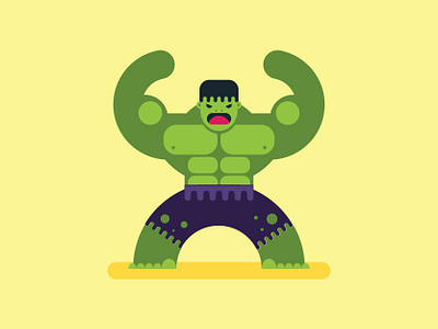 Hulk basketball color design digital drawing hulk illustraion illustration illustrator sketch vector