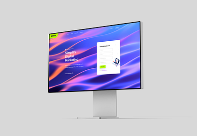 Peasy Digital Marketing SaaS App Design app branding design graphic design illustration landing page ui ux web website