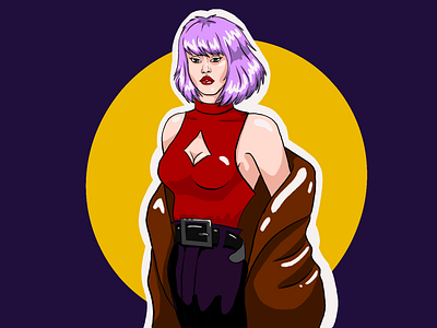 Girl in greatcoat art artist character character design design digital art digital illustration digital painting drawing figure girl girl character illustration procreate procreate app procreate art vector