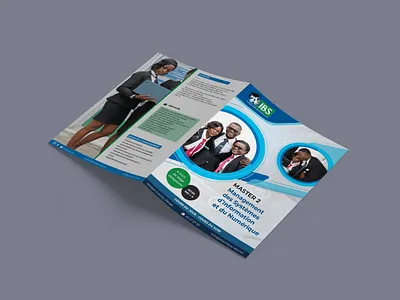 Dépliant design illustration