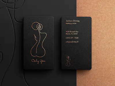 FEMININE BUSINESS CARDS DESIGN brand identity business card business card design feminine design foil stamp gold foil letterpress logo minimal minimalist professional